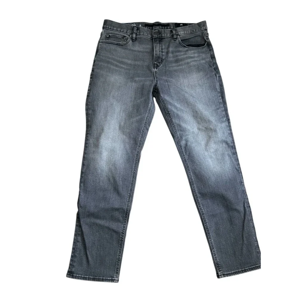 Banana Republic Slim Traveler Gray Denim Jeans 35x30